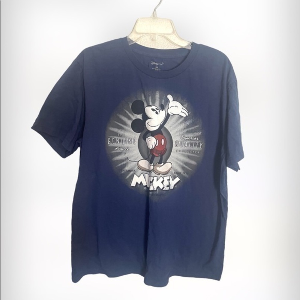 DISNEY STORE Mickey Mouse short sleeve graphic blue T-shirt size 2XL